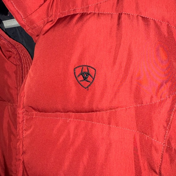 Ariat Red Puffer Jacket - Picture 3 of 4